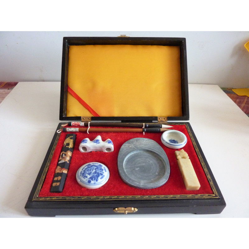 coffret calligraphie chinoise